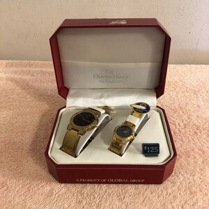 Vintage Charles Henry Y2K Collection Men & Women Guarantee Quartz Watches NOS
